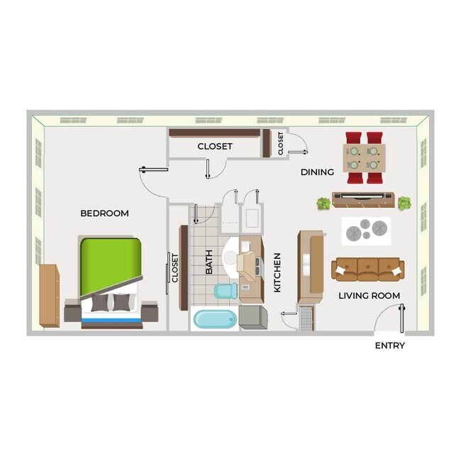 Unit 215 219 floor plan